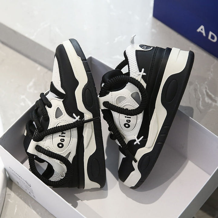 Aesthetic Korean Platform Sneakers Pastel Kitten