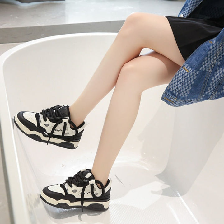 Aesthetic Korean Platform Sneakers Pastel Kitten