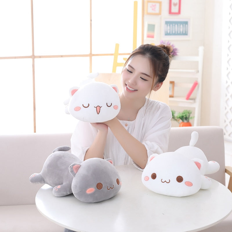 Kawaii Cat Plush Toys Pastel Kitten