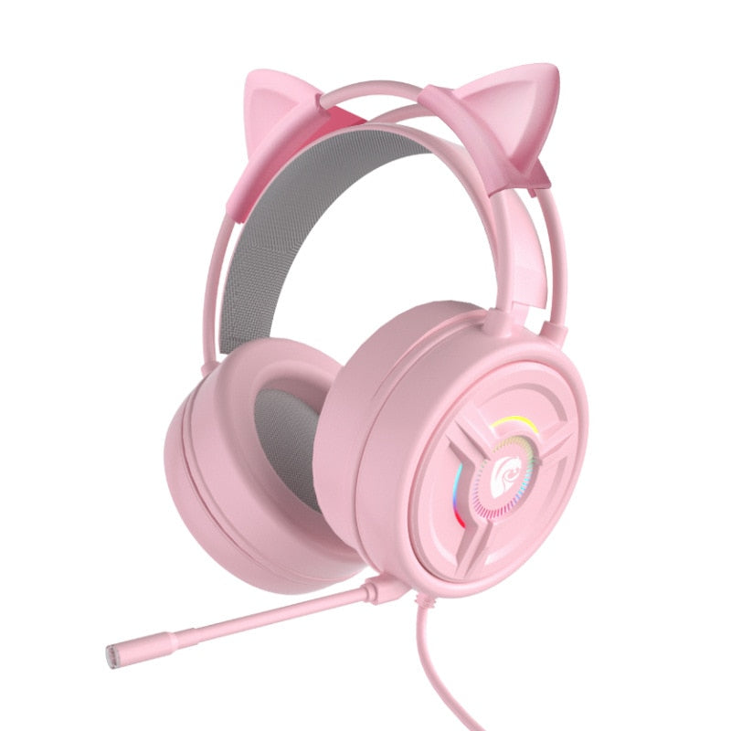 Cat Ears Wired Headphones - Pastel Kitten