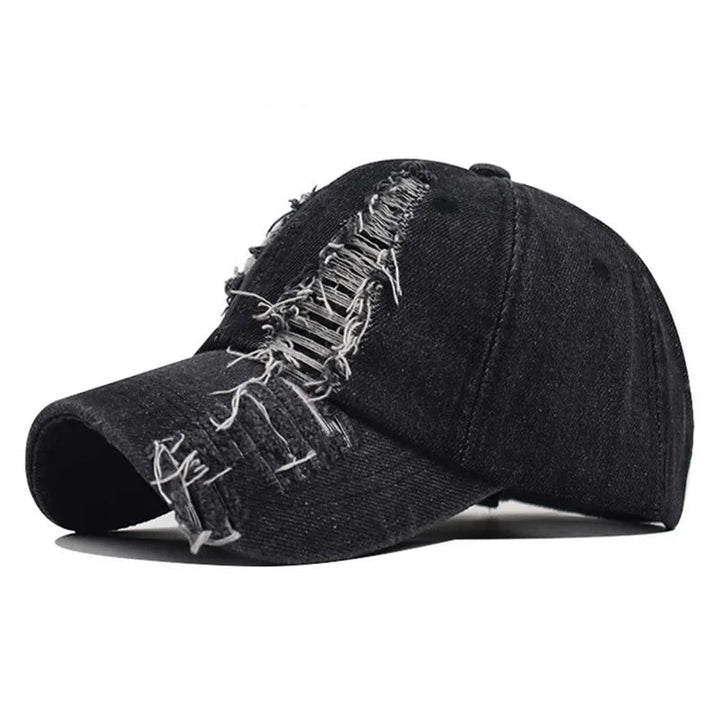 Gothic Ripped Basball Cap Pastel Kitten