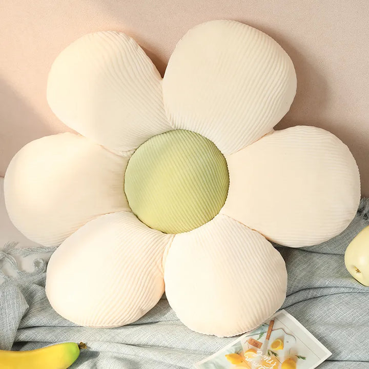 Kawaii Flower Plush Pillow Pastel Kitten