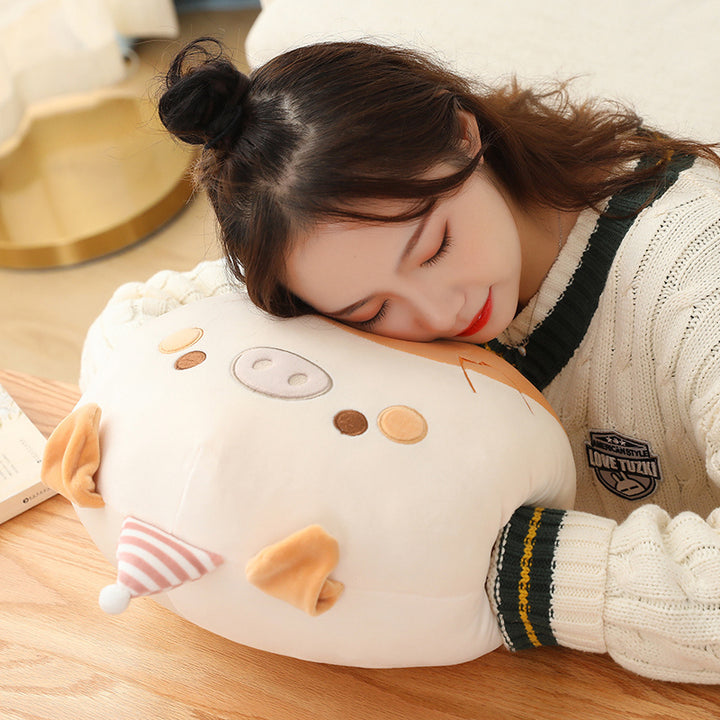 Kawaii Plush Pillow Pastel Kitten