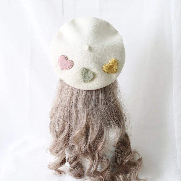 Kawaii Pastel Lolita Beret Pastel Kitten