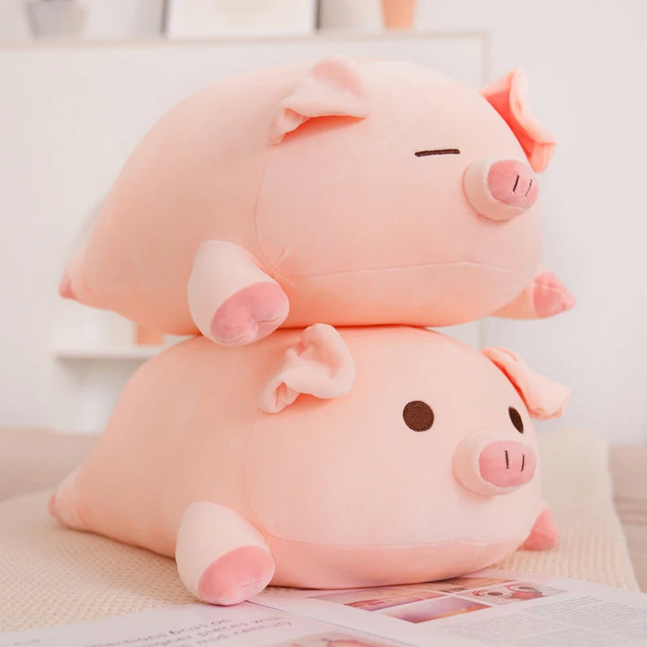 Cute Plush Piggy Toy Pastel Kitten