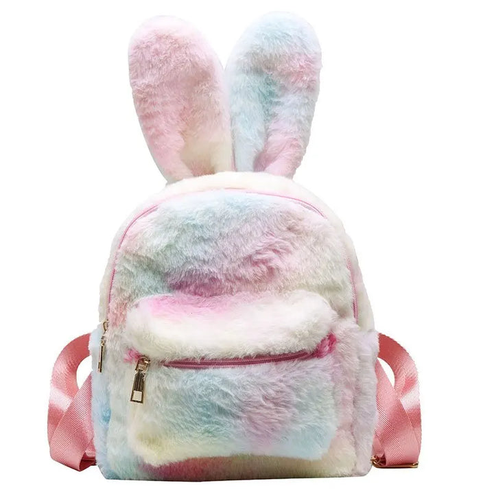 Kawaii Rabbit Furry Backback Pastel Kitten