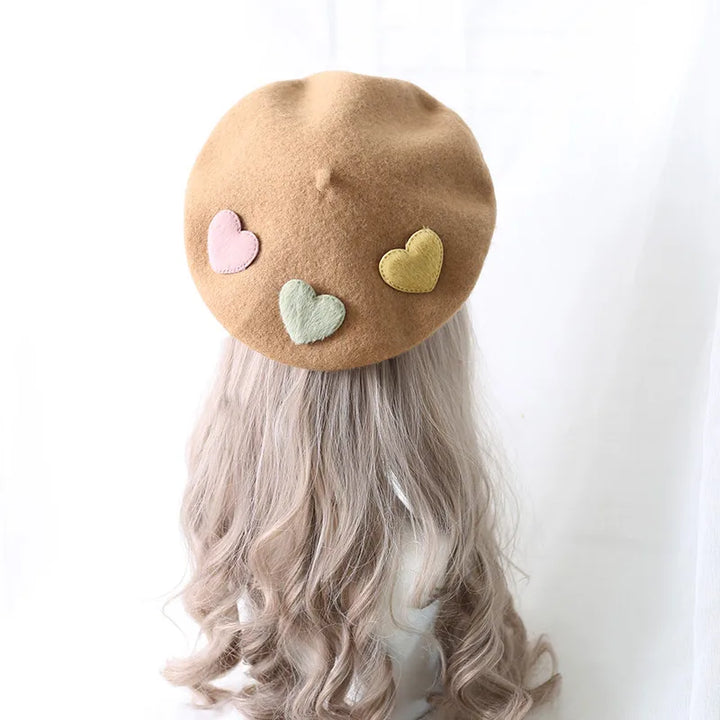 Kawaii Pastel Lolita Beret Pastel Kitten