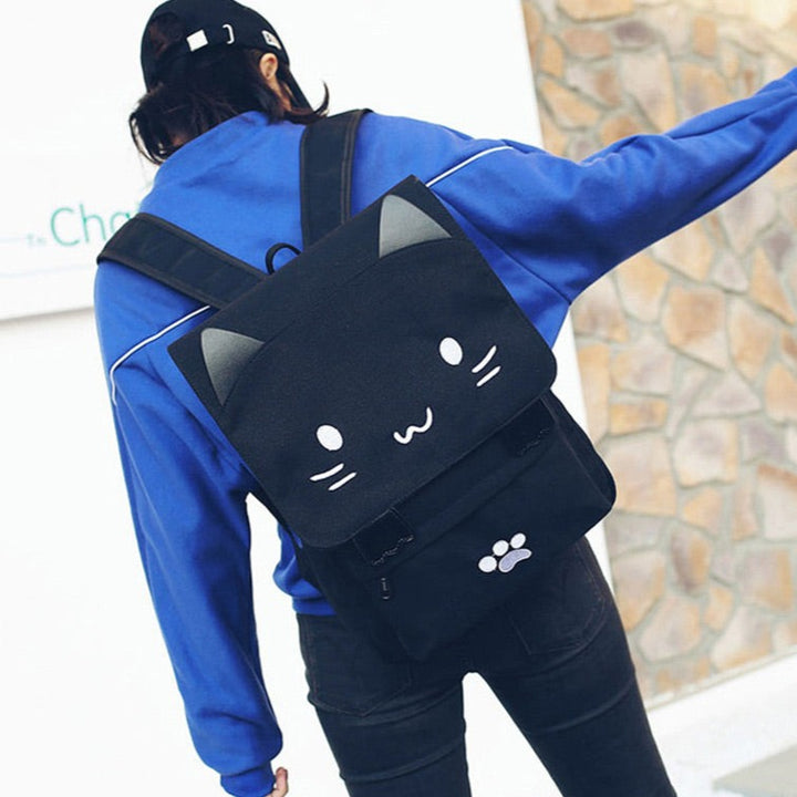 Anime Neko Backpack Pastel Kitten