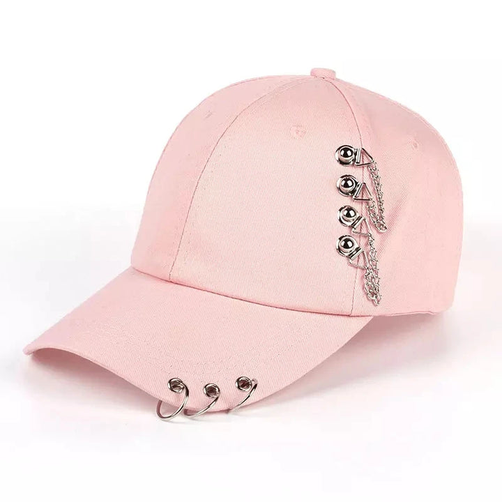 Punk Style Baseball Hat Pastel Kitten