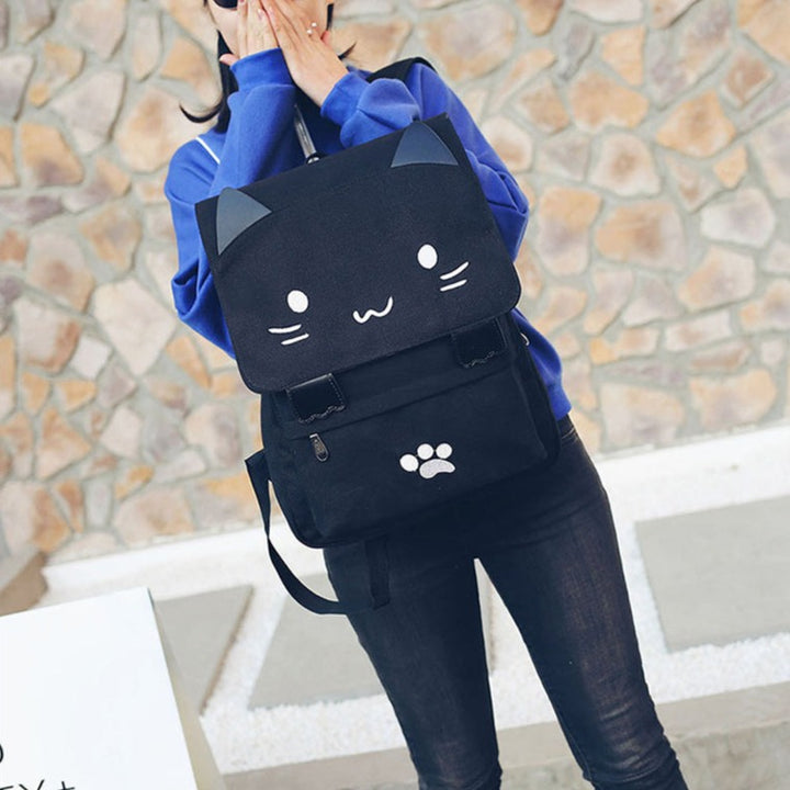 Anime Neko Backpack Pastel Kitten