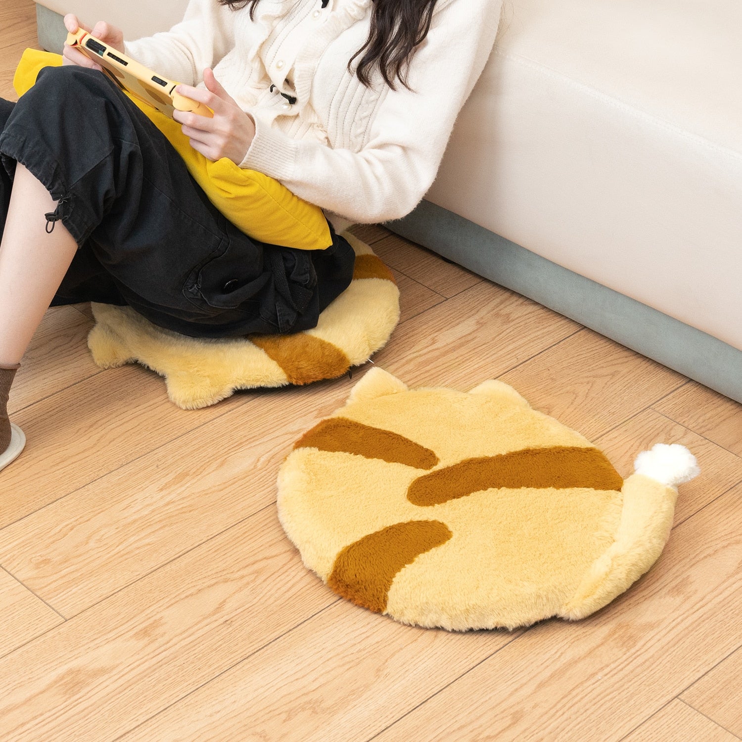 Soft Plush Pillows Pastel Kitten