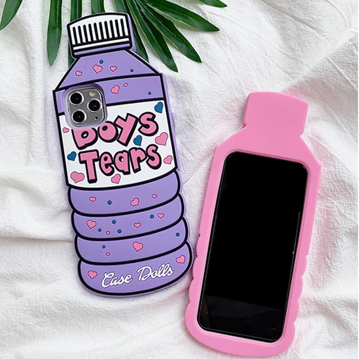 Boys Tears Bottle iPhone Case Pastel Kitten