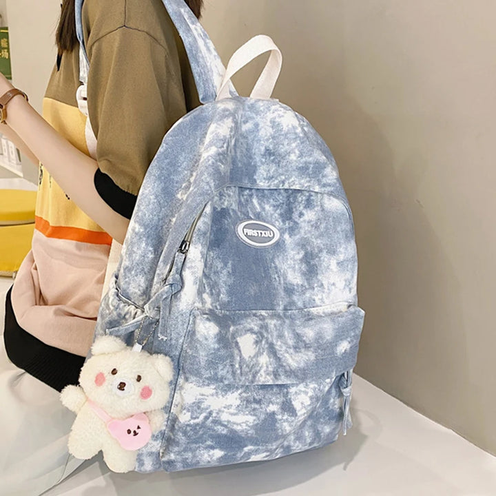 Pastel Dyed School Backpack Pastel Kitten