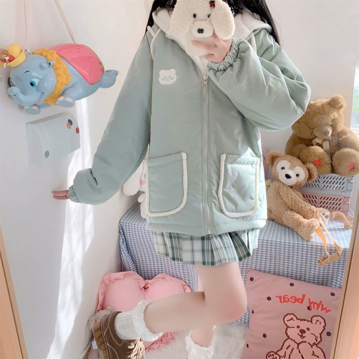 Japanese Double-sided Kawaii Jacket Pastel Kitten