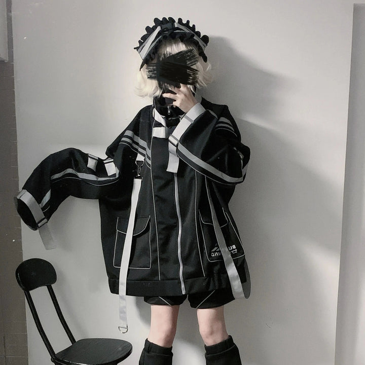 Cyberpunk Sports Outsfit Set Pastel Kitten