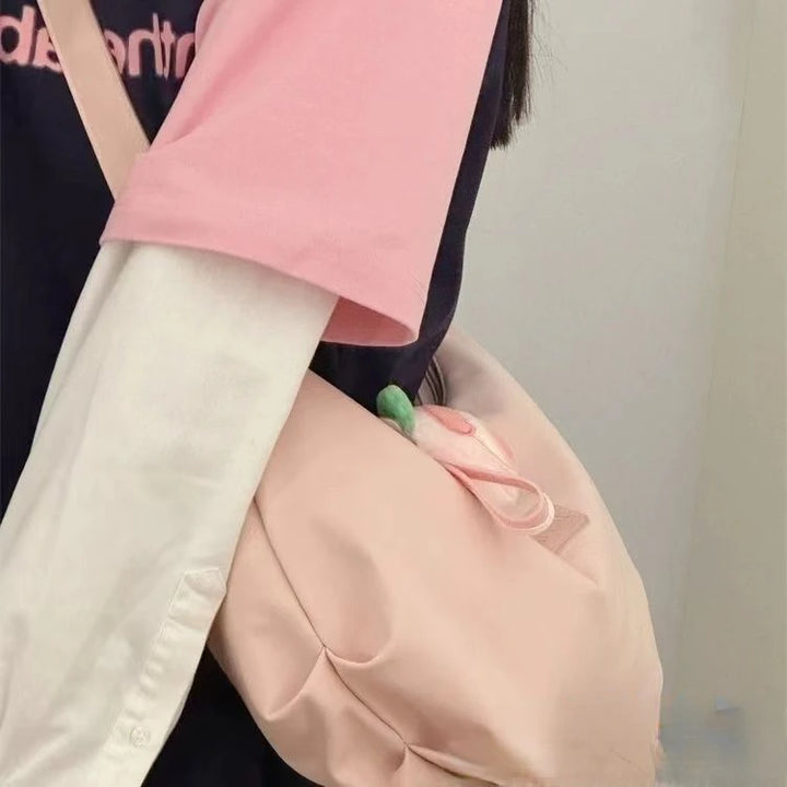 Cute Korean Shoulder Bag Pastel Kitten