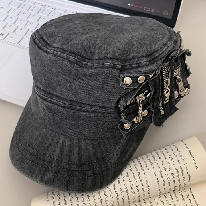 Vintage Washed Baseball Cap Pastel Kitten