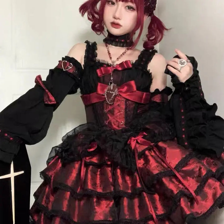 Gothic Lolita Y2K Dress Pastel Kitten