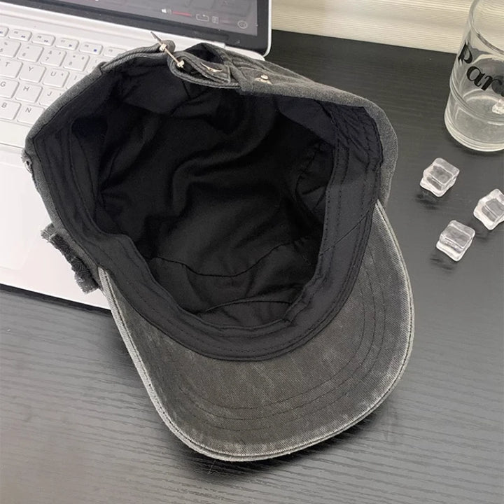 Vintage Washed Baseball Cap Pastel Kitten