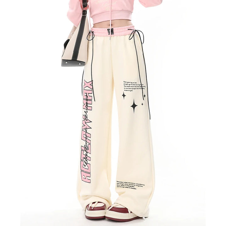 Harajuku Baggy Y2K Pants Pastel Kitten