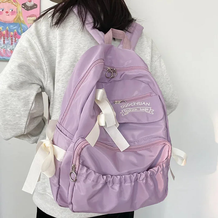 Kawaii Lolita School Backpack Pastel Kitten