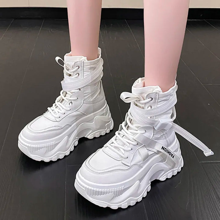 Chunky Platform Aesthetic Sneakers Pastel Kitten