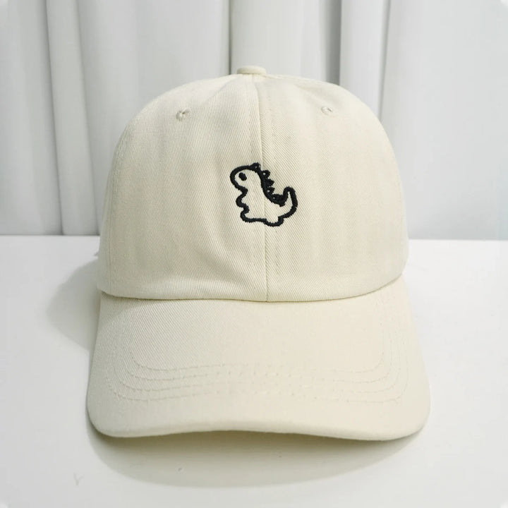 Cute Dinosaur Baseball Hat Pastel Kitten