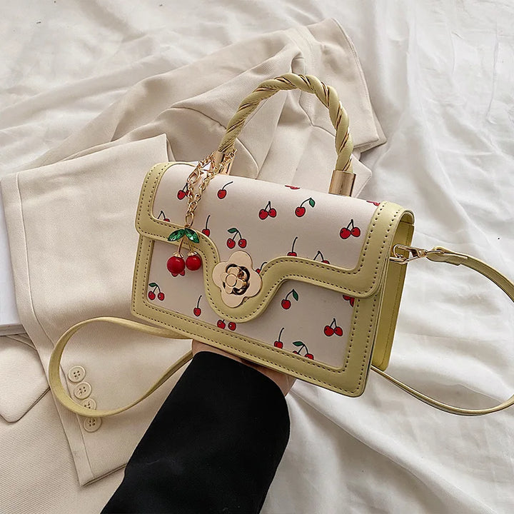 Sweet Cherry Handbag Pastel Kitten