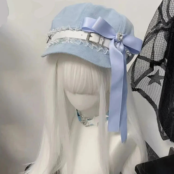 Harajuku Gothic Lolita Hat Pastel Kitten