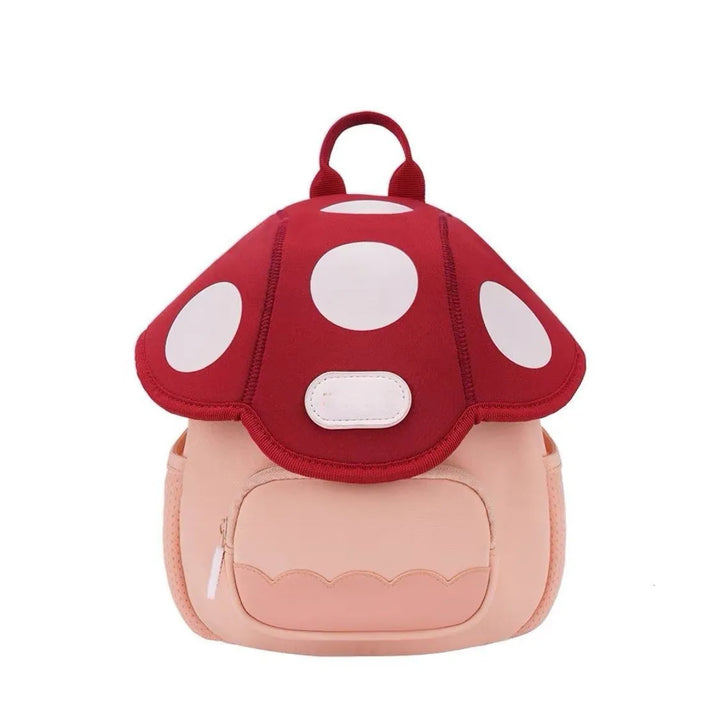 Kawaii Mushroom Style Backpack Pastel Kitten