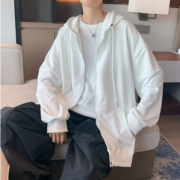 Korean Casual Hooded Coat Pastel Kitten