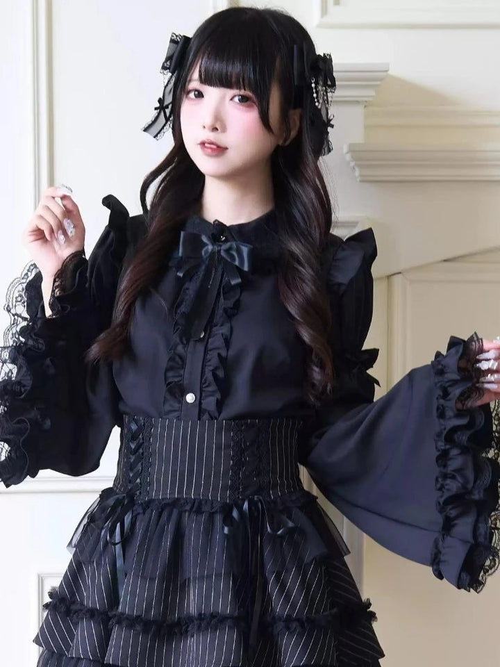 Japanese Lolita Lace Blouse Pastel Kitten