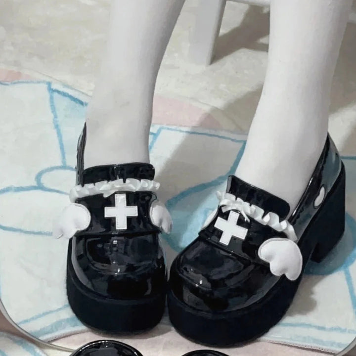 Pastel Gothic Lolita Platform Heels Pastel Kitten