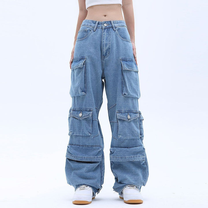 Streetwear Y2K Jeans Pastel Kitten