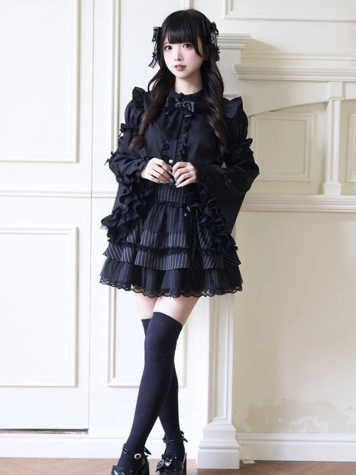 Japanese Lolita Lace Blouse Pastel Kitten