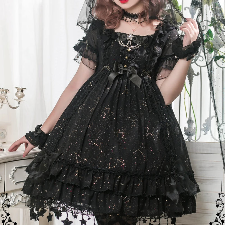 Gothic Victorian Lolita Dress Pastel Kitten