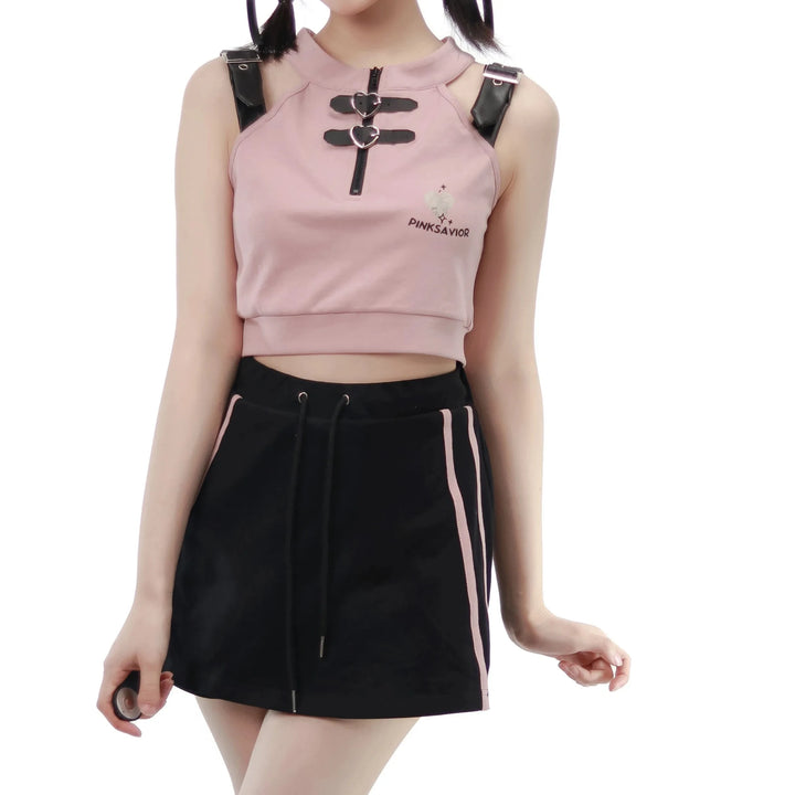 Pastel Gothic Japanese Outfit Set - Shorts, Pants & Tops Pastel Kitten