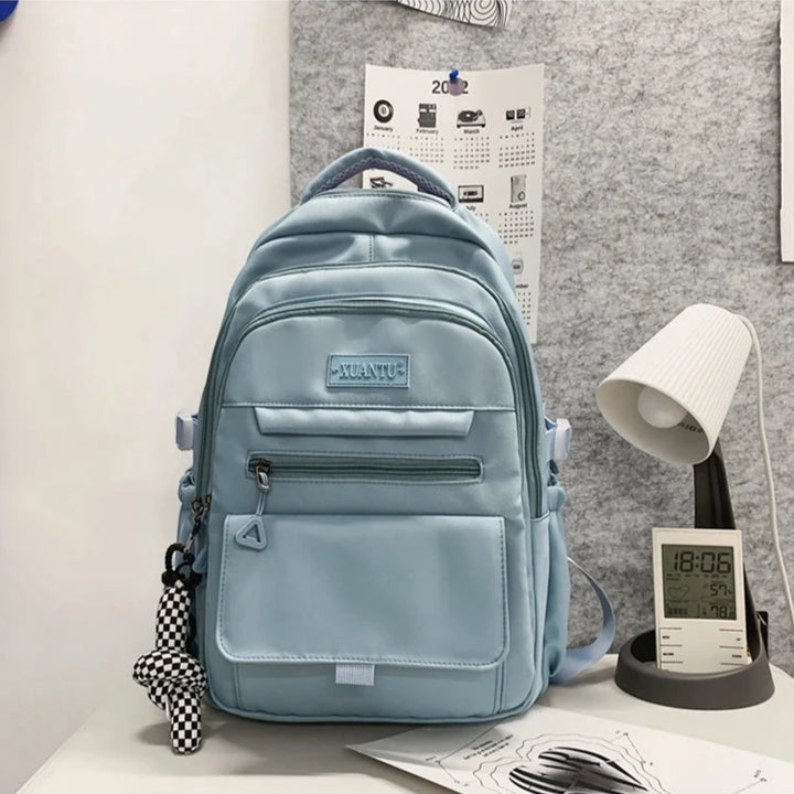 Casual Pastel School Bag Pastel Kitten