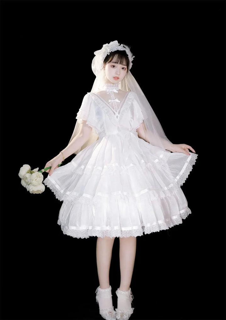 Kawaii Lolita Wedding Dress Pastel Kitten