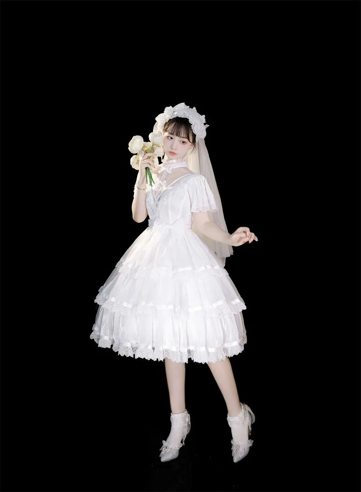 Kawaii Lolita Wedding Dress Pastel Kitten