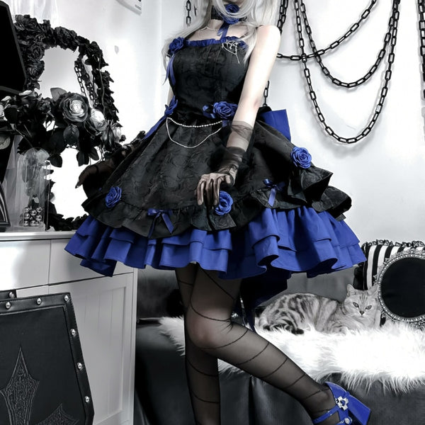 dress pastel goth 3 Piece Set Combined with our Black and Pink stripe Neitherworld skirt Pastel Goth Outfit Inspiration: 2014