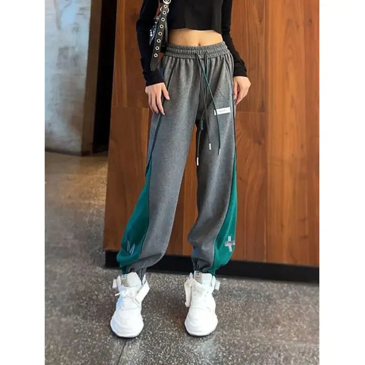 Harem Baggy with Pockets Clothes Female Pants Sweatpants Jogging Trousers for Women Joggers Loose Fitness Sports G Original 90s Pastel Kitten