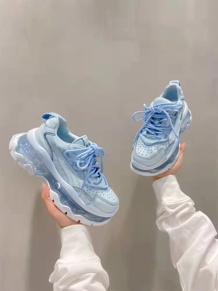 Pastel Chunky Sports Sneakers Pastel Kitten