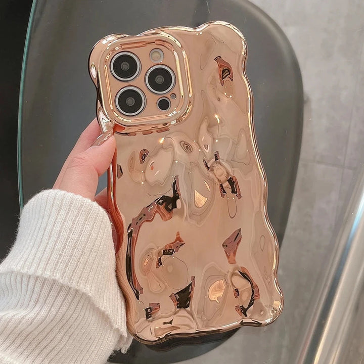 Y2K Metallic iPhone Case Pastel Kitten