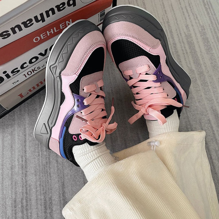 Kawaii Platform Sneakers Pastel Kitten
