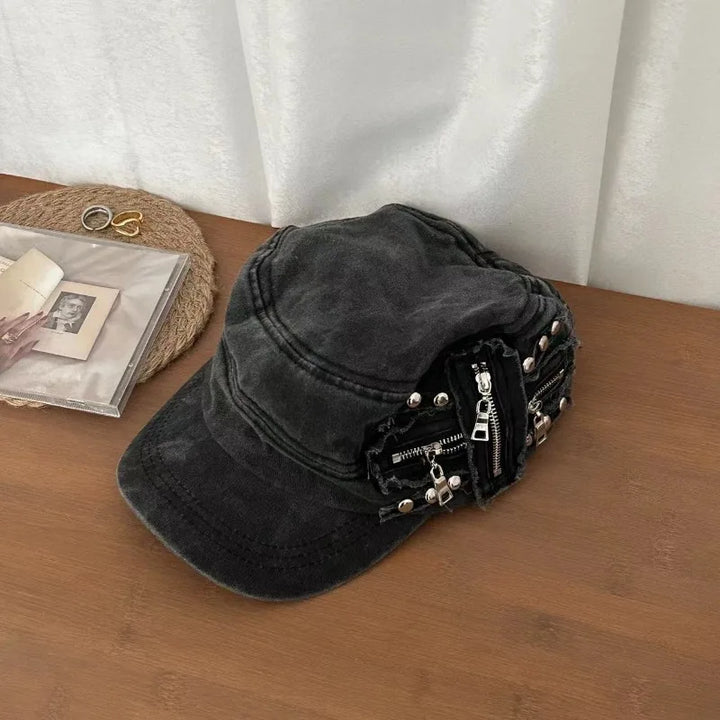 Vintage Washed Baseball Cap Pastel Kitten