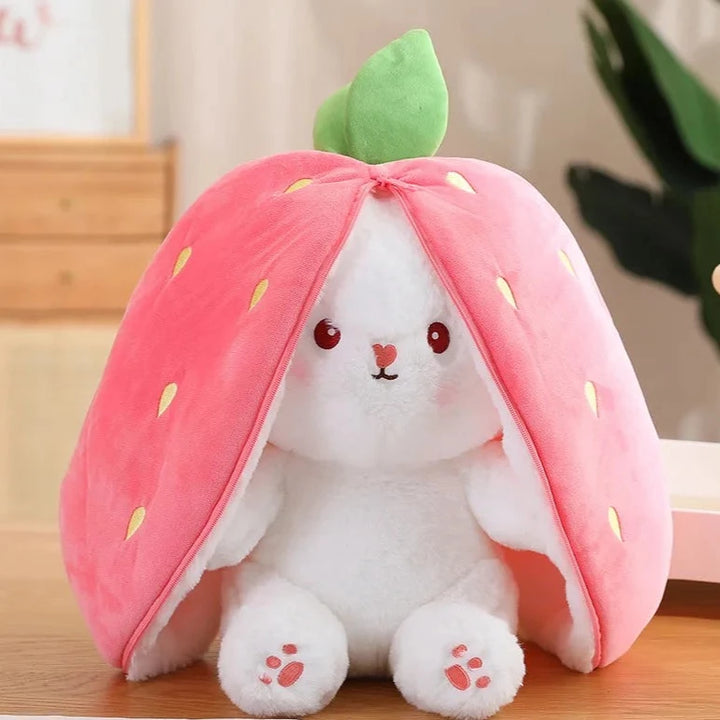 Fruit Rabbit Plush Toy Pastel Kitten