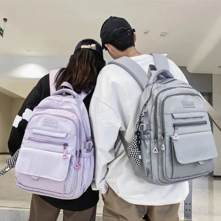 Casual Pastel School Bag Pastel Kitten