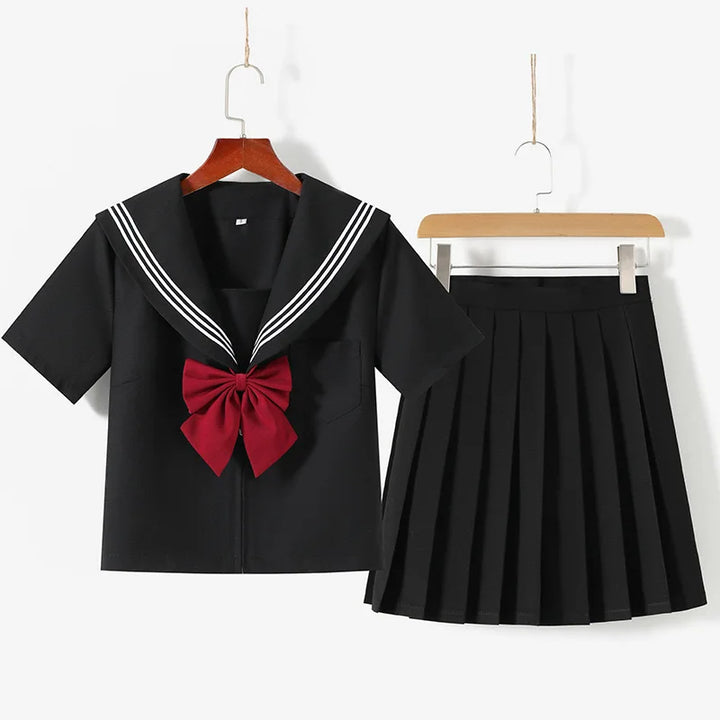 Japanese Sailor Style School Uniform Pastel Kitten