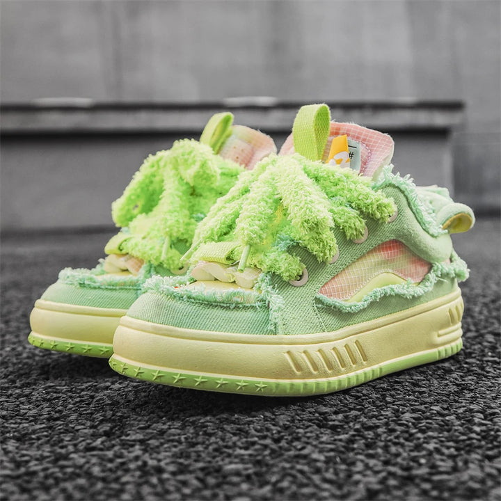 Cute Designer Harajuku Sneakers Pastel Kitten